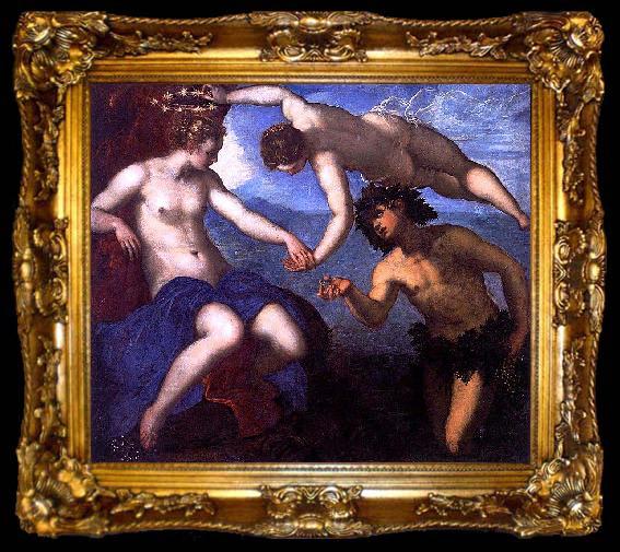 framed  Jacopo Tintoretto Bacchus und Ariadne, ta009-2